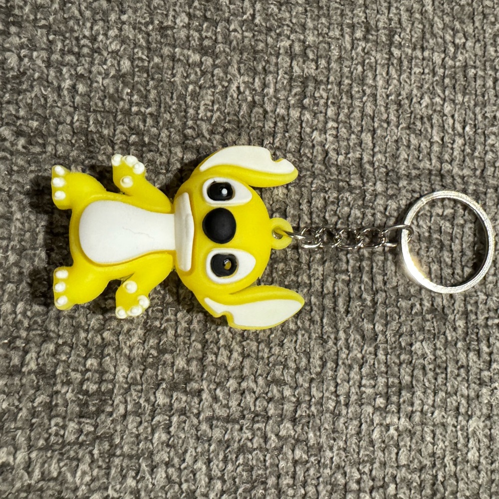 Charming Yellow Keychain
